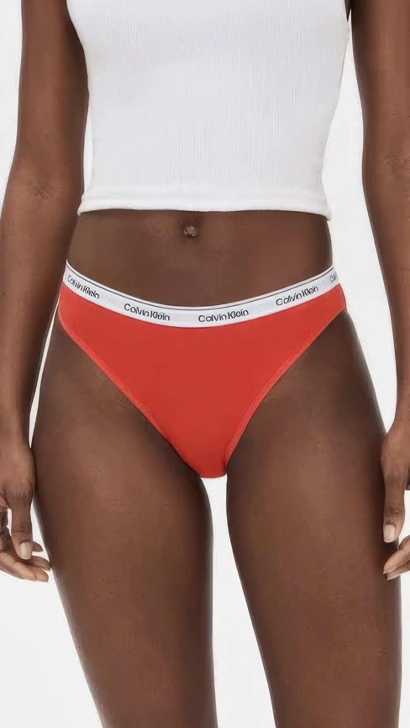Calvin Klein Women's Modern Logo Low-Rise Bikini Underwear  Stratosphere Size L